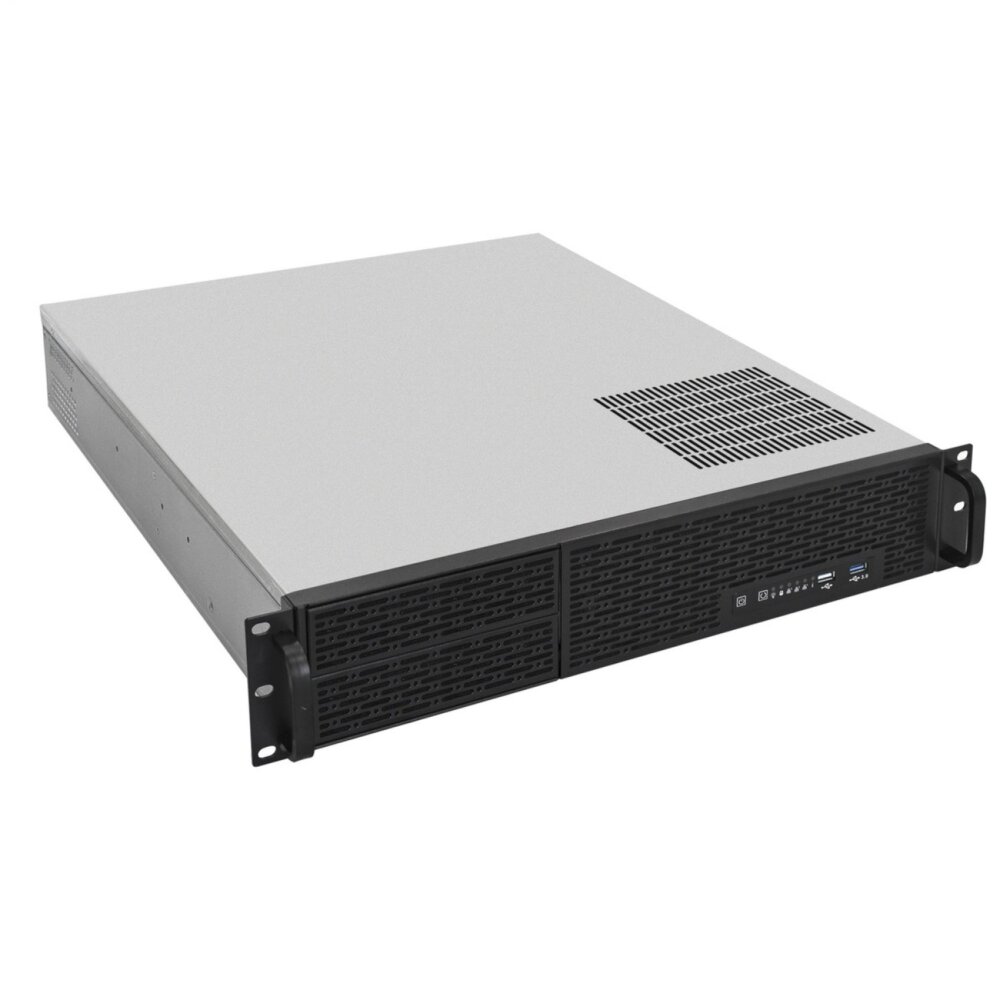 Серверный корпус ExeGate Pro EX293338RUS 2U550-06/2U2088 (RM 19", высота 2U, глубина 550, БП 1000ADS, USB)