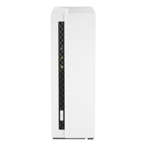 Сетевое хранилище SMB QNAP TS-133 NAS 1 HDD tray. ARM 4-core Cortex-A55 1.8GHz, ram 2 Gb (max), 1x1GbE, 1xUSB 2.0 port,1xUSB 3.2 Gen 1