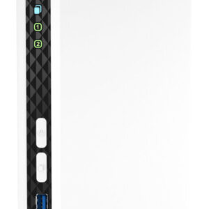 Сетевое хранилище SMB QNAP TS-233 NAS 2 HDD trays. ARM 4-core Cortex-A55 2.0GHz, ram 2 Gb (max), 1x1GbE, 2xUSB 2.0 port,1xUSB 3.2 Gen 1