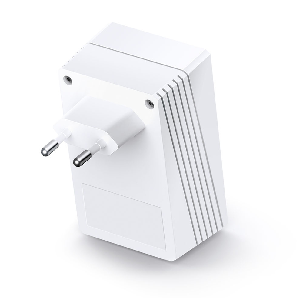 Сетевое оборудование TP-Link TL-WPA4220 300Mbps Wireless AV500 Powerline Extender, 500Mbps Powerline Datarate, 2 10/100Mbps Fast Ethernet ports, HomePlug AV, Plug and Play, WiFi Clone, Single Pack