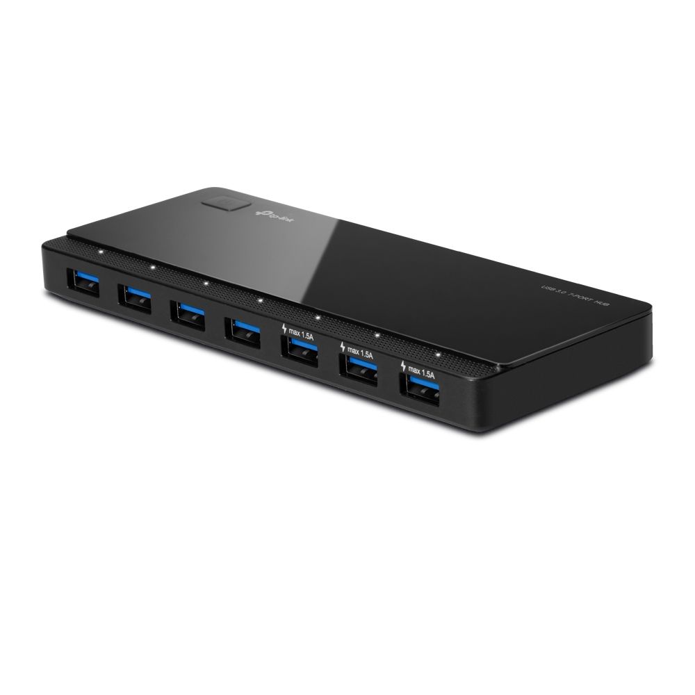 Сетевое оборудование TP-Link UH700 7 ports USB 3.0 Hub,Desktop, a 12V/2.5A Power Adapter included