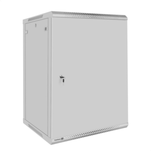 Шкаф телекоммуникационный 19" настенный 18U ExeGate EC-WM-18U.600.M.GREY (19”, 18U, 600x600x901mm (ШхГхВ), передняя дверь металл, съемные боковые панели, пыле- и влагозащита IP23, светло-серый RAL 7035)