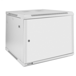 Шкаф телекоммуникационный 19" настенный 9U ExeGate EC-WM-9U.600.M.GREY (19", 9U, 600x600x500мм (ШхГхВ), передняя дверь металл, съемные боковые панели, пыле- и влагозащита IP23, светло-серый RAL 7035)