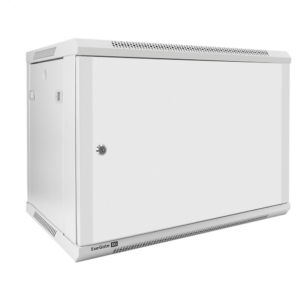 Шкаф телекоммуникационный 19" настенный 9U ExeGate EC-WM-9U.450.M.GREY (19", 9U, 600x450x500 мм (ШхГхВ), передняя дверь металл, съемные боковые панели, пыле- и влагозащита IP23, светло-серый RAL 7035)