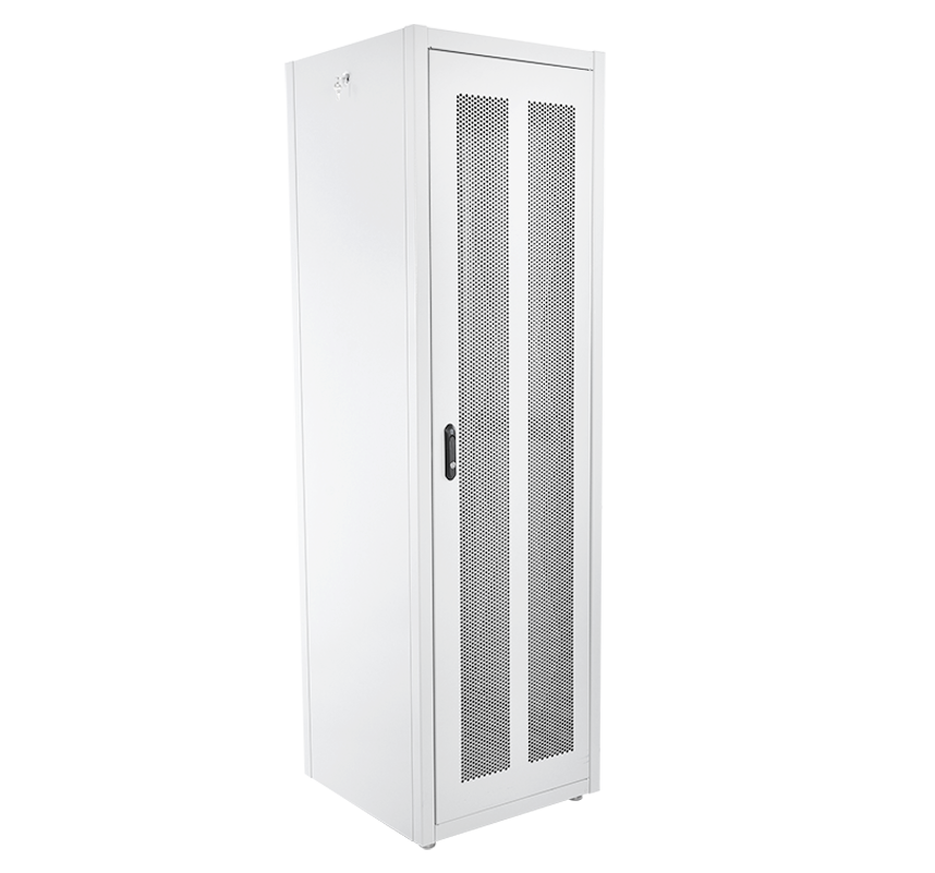 Шкаф телекоммуникационный напольный ЭКОНОМ 42U (600 1000) дверь перфорированная 2 шт.