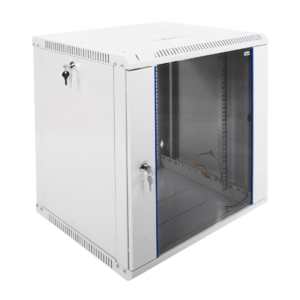Шкаф телекоммуникационный настенный разборный ЭКОНОМ 12U (600 × 520) дверь стекло