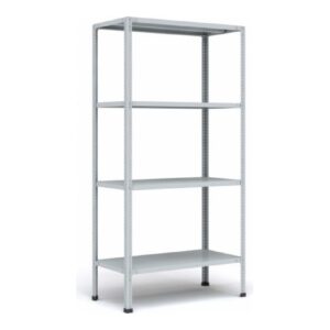 Стеллаж MS 185KD/70x30/4 (Размеры внешние (ВхШхГ) 1850х700х300 мм, 4 полки, с разборной стойкой) [S24099123402]
