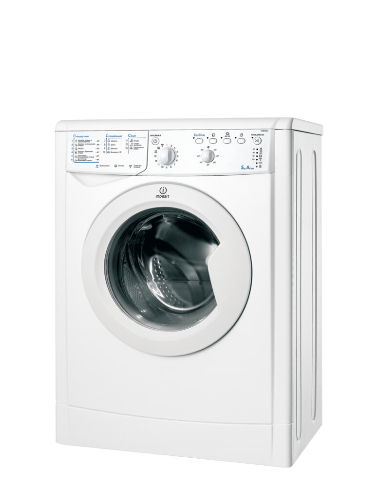 Стиральная машина Indesit IWSB 5085 CIS белый, загрузка фронтальная 5 кг, 800 об/мин., класс: А