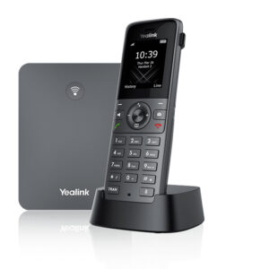 Телефон DECT-трубка Yealink W73P DECT (база W70B+трубка W73H) до 10 SIP-аккаунтов, до 10 трубок на базу, до 20 одноврем. Вызовов