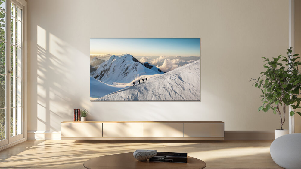 Телевизор TCL 43" 43P7L черный QLED UHD 60Hz Smart TV Google TV 2GB/16GB