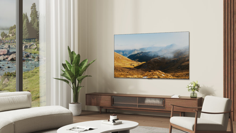 Телевизор TCL 43" 43P7L черный QLED UHD 60Hz Smart TV Google TV 2GB/16GB