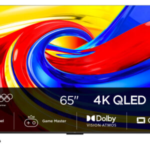 Телевизор TCL 65" 65P7L черный QLED 4K UHD 60Hz Smart TV Google TV 2GB/16GB