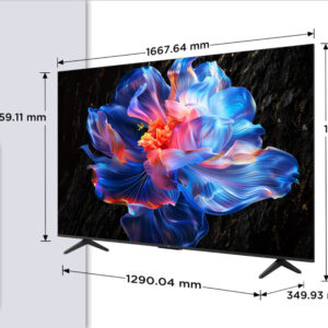 Телевизор TCL 75" 75P6K черный LCD DLED 4K UHD 60Hz Google TV