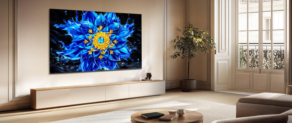 Телевизор TCL 85" 85P8L черный QLED UHD 144Hz Smart TV Google TV 3GB/32GB