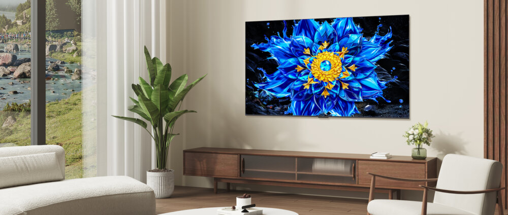 Телевизор TCL 85" 85P8L черный QLED UHD 144Hz Smart TV Google TV 3GB/32GB