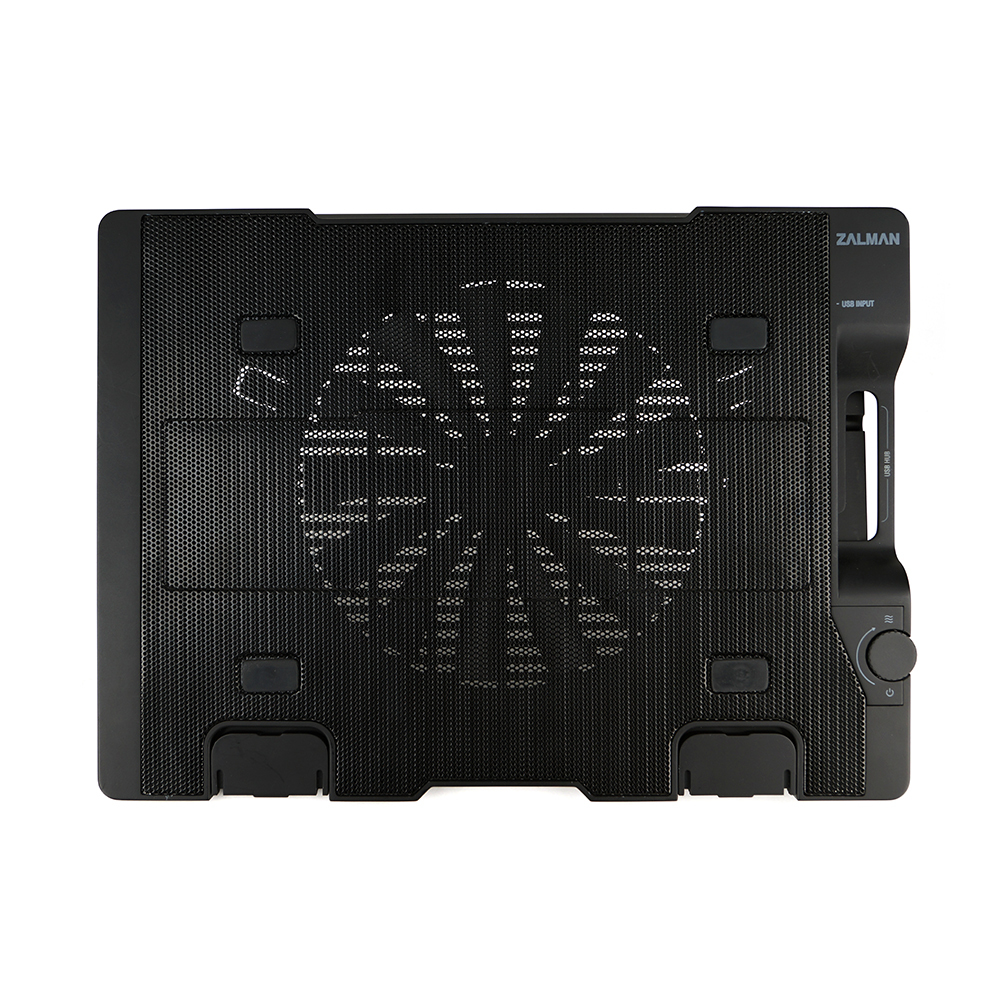 Теплоотводящая подставка Zalman ZM-NS2000 для ноутбуков 17“, размеры: 377 x 283 x 52 мм, интерфейс: USB2.0 x 3, USB Input x 1, вентилятор 200мм