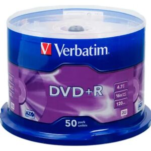 Verbatim  Диски DVD+R  4.7Gb 16-х , 50 шт, Cake Box (43550)