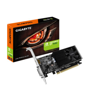 Видеокарта GIGABYTE GeForce GT 1030 Low Profile D4 2G, 2 GB DDR4, 64 bit, DVI-D, HDMI, GPU 1151 MHz