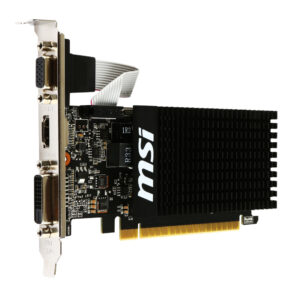 Видеокарта MSI GeForce GT 710, 2 GB DDR3, 64 bit, HDMI, DVI-D, VGA, GPU 954 MHz