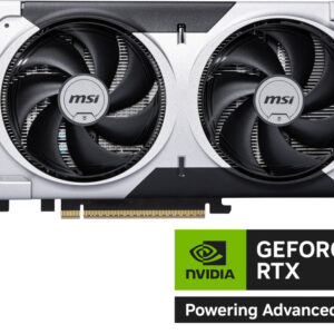 Видеокарта MSI RTX 5060 Ti 8G VENTUS 2X OC PLUS, NVIDIA RTX 5060 Ti, 8 ГБ GDDR7, 128 бит, PCI-e 5.0, 1xHDMI, 3xDP, 2617 МГц