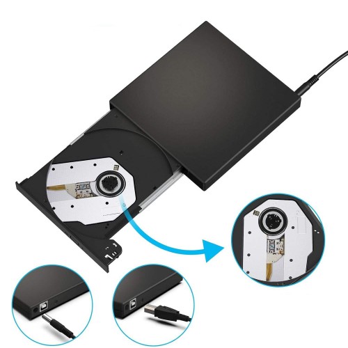 Внешний оптический привод USB 2.0 DVD-RW KS-is (KS-729D)