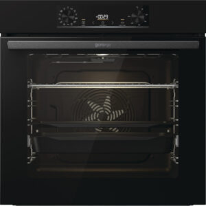 Встраиваемая электрическая духовка 60 см Gorenje BOS6737E06B, Полезный объем: 77 л, Сенсорный программатор IconLED, Решетка, Частично выдвижные телескопические направляющие на 1-м уровне, Дверца CompactDoor: 2 стекла + 1 термослой, Защитное покрытие Antifinger, Габаритные размеры (вхшхг): 59,5 × 59,5 × 56,4 см, Вес (брутто/нетто): 31 / 29 кг