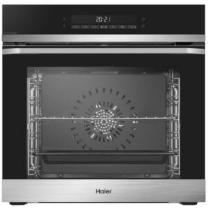 Встраиваемый электрический духовой шкаф Haier HOQ-P16AS5SX, 72 л, 250 °C, конвекция, гриль, очистка паром, класс A++
