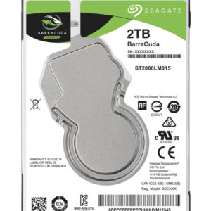 Жесткий диск HDD Seagate Barracuda 2Tb 5400rpm SATA 128Mb 2.5"