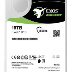 Жесткий диск HDD Seagate Exos X18 18Tb 7200rpm SAS 256Mb 3.5"